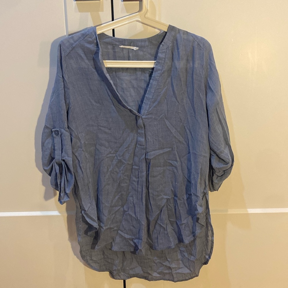 Light blue woman’s blouse size small